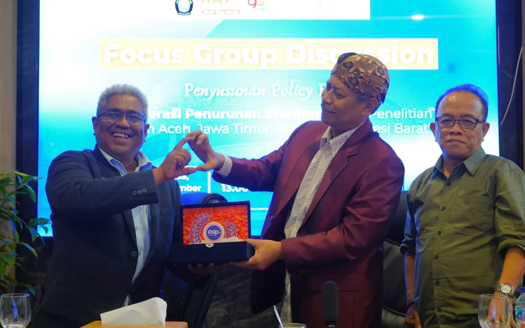 FGD Departemen Politik dan Ilmu Pemerintahan FISIP Undip dan Kemendukbangga/BKKBN RI : Bahas Tata Kelola Data dan Kolaborasi Multi-Sektor Jadi Kunci Akselerasi Penurunan Stunting