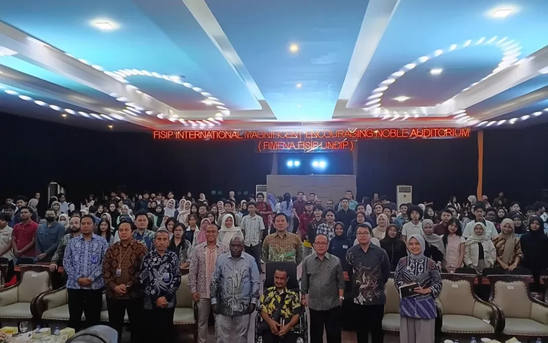 Department Politic and Government Sciences Faculty of Social and Political Sciences Undip : Public Lecture by the Indonesian Minister of Human Rights & Signing of a Memorandum of Understanding Between Undip and the Indonesian Ministry of Human Rights
